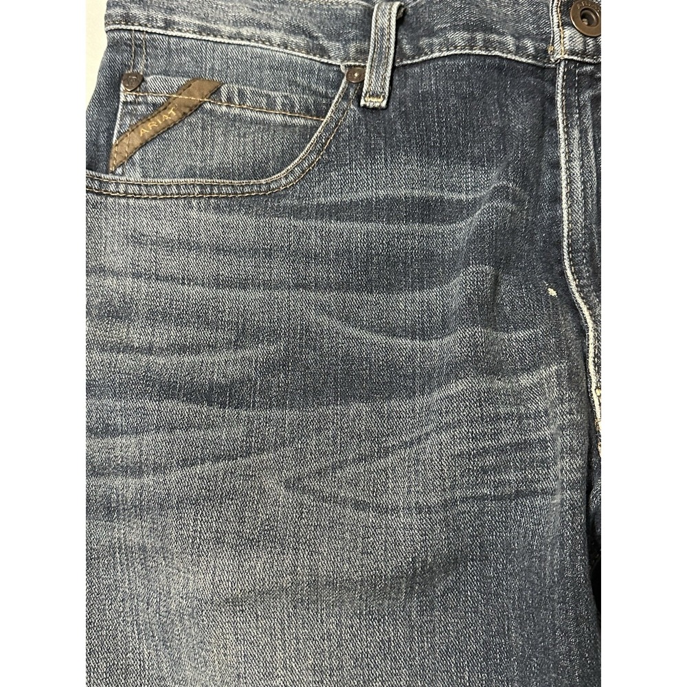 Ariat M4 Legacy Boot Cut Jeans Mens 34x36 Relaxed Fit Medium Wash Western - Picture 7 of 16